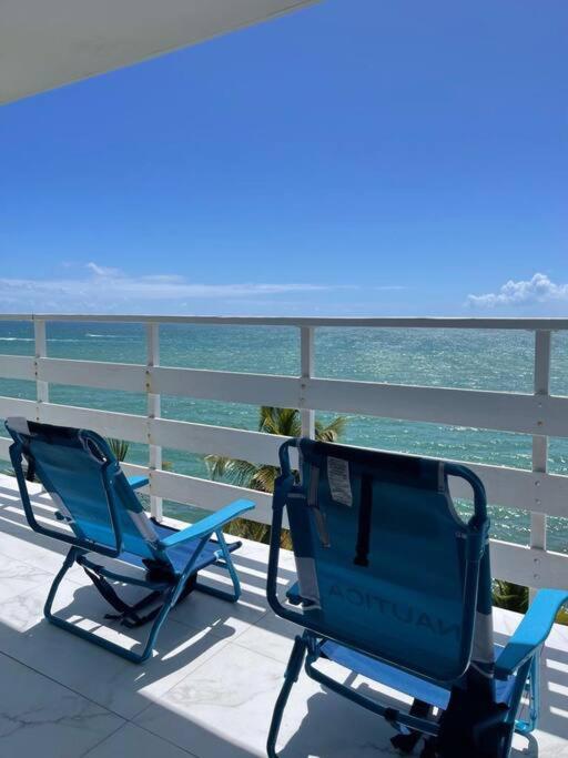 Beautiful Ocean Blue Love Oceanfront Apartment 法哈多 外观 照片