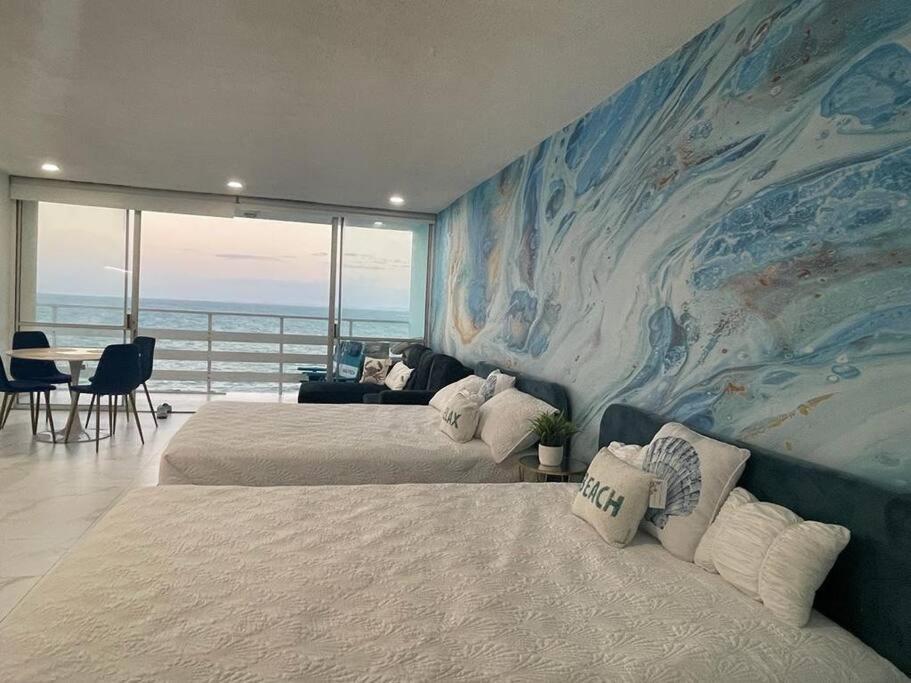 Beautiful Ocean Blue Love Oceanfront Apartment 法哈多 外观 照片